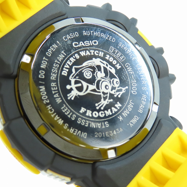 実際に弊社で買取させて頂いた【カスタム】G-SHOCK/Gショック FROGMAN/フロッグマン Master of G フロッグマン ソーラー GWF-1000の画像 3枚目