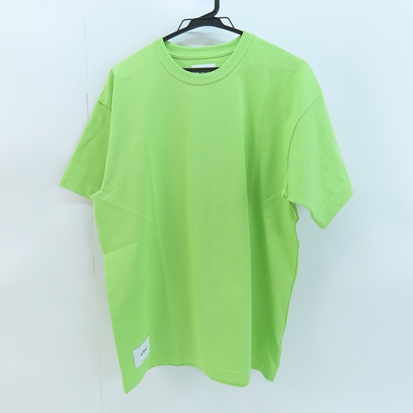 実際に弊社で買取させて頂いたWTAPS/ダブルタップス 2024SS AII / SS / COTTON. SIGN コットンジャージーTシャツ 241ATDT-CSM29 LIGHT GREEN/01