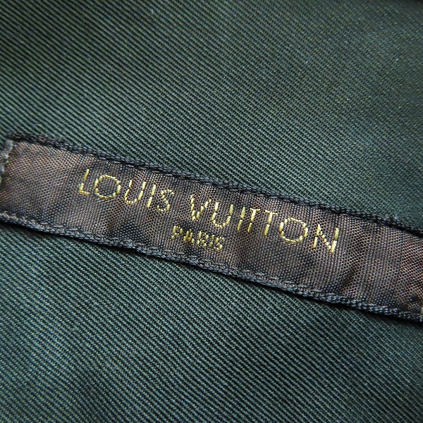 実際に弊社で買取させて頂いた【JPタグ】LOUIS VUITTON/ルイヴィトン ダミエ柄切替 長袖シャツ XSの画像 2枚目