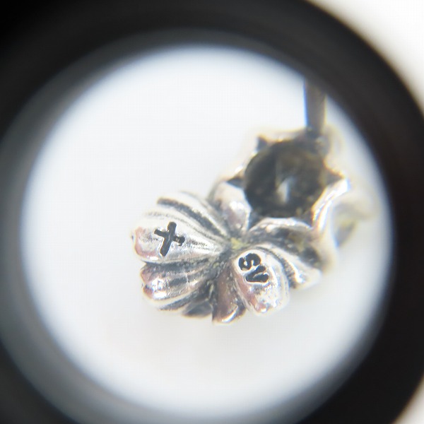 実際に弊社で買取させて頂いた【ギャラ付き】KONRON/コンロン シャインフラワーピアスの画像 4枚目