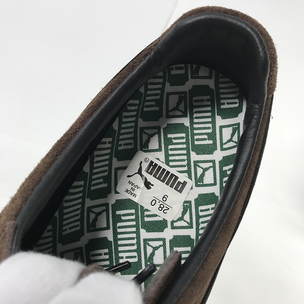 実際に弊社で買取させて頂いた【未使用】PUMA × KICKS LAB. JAPAN CLYDE/プーマ×キックスラボ スエード スニーカー/シューズ 367716-01/28の画像 4枚目