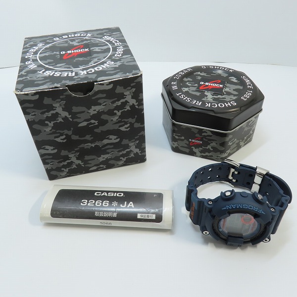 実際に弊社で買取させて頂いたG-SHOCK/Gショック FROGMAN メンインカモフラージュ タフソーラー GF-8250CM-2JRの画像 6枚目