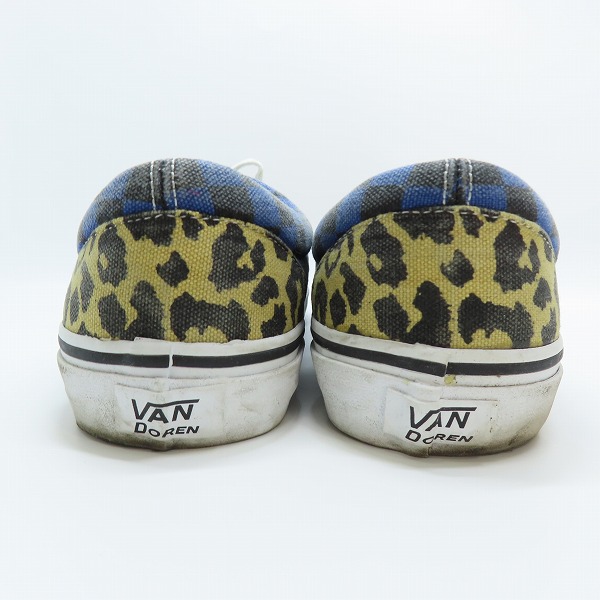 実際に弊社で買取させて頂いたVANS/バンズ VAN DOREN/バンドーレン レオパード柄 ローカットスニーカー TB6Q/8.5の画像 1枚目