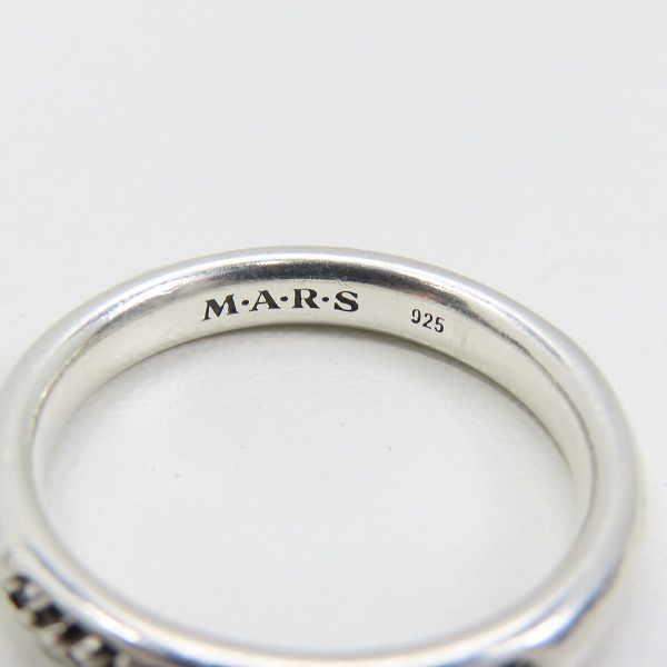 実際に弊社で買取させて頂いたMARS/マーズ シルバー リング SV925 シルバー 21号 の画像 6枚目