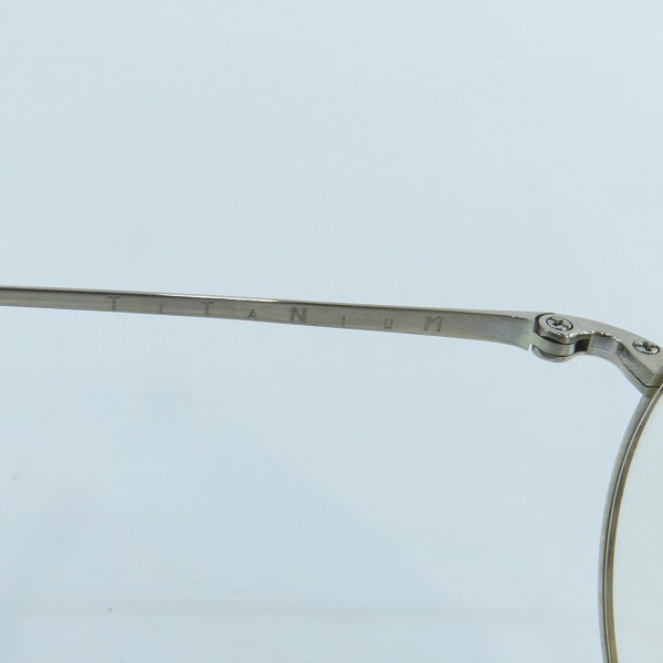 実際に弊社で買取させて頂いた白山眼鏡店/ハクサンガンキョウテン TITANIUM/チタン 度入り メガネフレーム/アイウェアの画像 3枚目