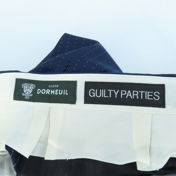 実際に弊社で買取させて頂いたWACKO MARIA×DORMEUIL/ワコマリア×ドーメル スラックスパンツ ドットラメ Lの画像 2枚目