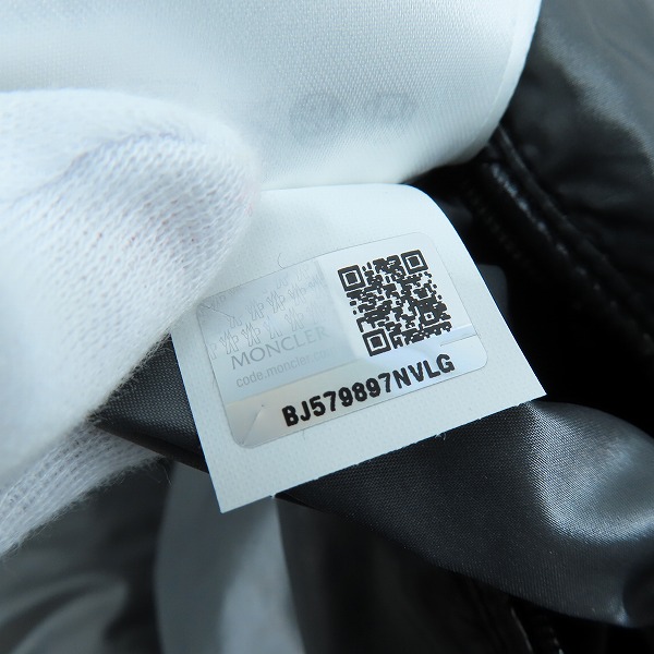 実際に弊社で買取させて頂いた【JPタグ】MONCLER/モンクレール MAYA GIUBBOTTO/マヤ ダウンジャケット ブラック 5の画像 6枚目