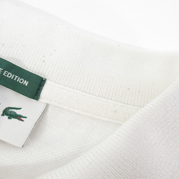 実際に弊社で買取させて頂いたLACOSTE/ラコステ BEAMS別注  半袖ポロシャツ ホワイト PH102MJ /5の画像 5枚目