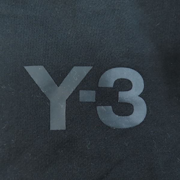 実際に弊社で買取させて頂いたY-3/ワイスリー adidas/アディダス×Yohji Yamamoto/ヨウジヤマモト ロゴ プルオーバー パーカー CF0467/Lの画像 5枚目