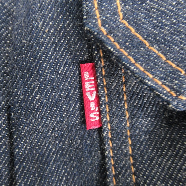 実際に弊社で買取させて頂いた【未使用】Levis/リーバイス 507XX 復刻 デニムジャケット 40の画像 3枚目