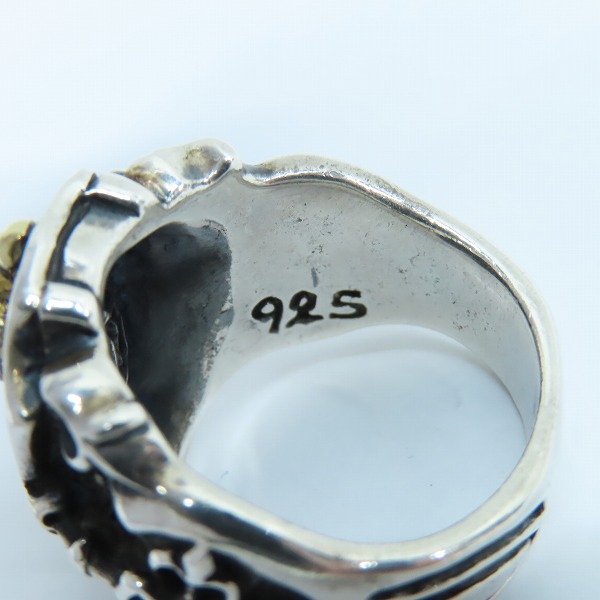 実際に弊社で買取させて頂いたStar Knights/スターナイツ ソード エンブレム  エクスカリバー リング SILVER925/シルバー ゴールドカラー/16号-16.5号の画像 7枚目