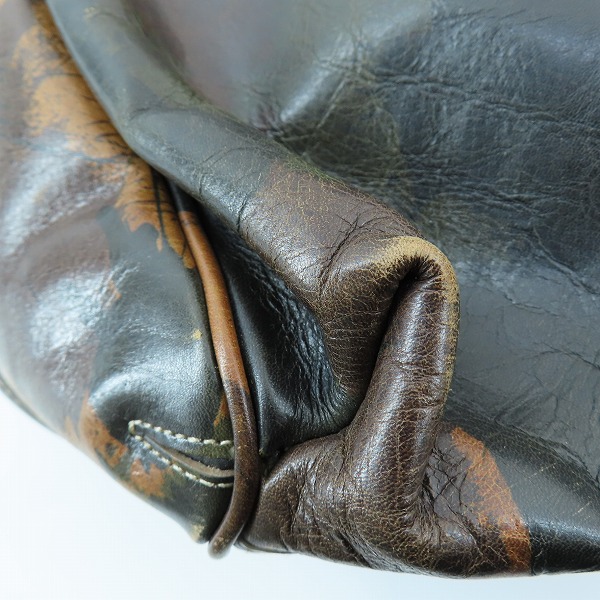 実際に弊社で買取させて頂いたaniary/アニアリ カモフラ/迷彩柄 レザー トートバッグの画像 6枚目