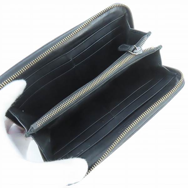 実際に弊社で買取させて頂いたBOTTEGA VENETA/ボッテガヴェネタ イントレチャート ラウンドファスナーウォレット/長財布の画像 3枚目