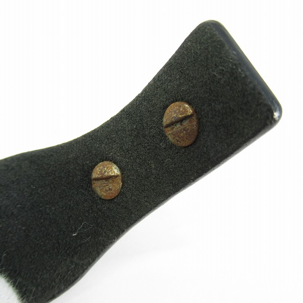 実際に弊社で買取させて頂いたRick Owens/リックオウエンス レザーブレスレット Sの画像 7枚目