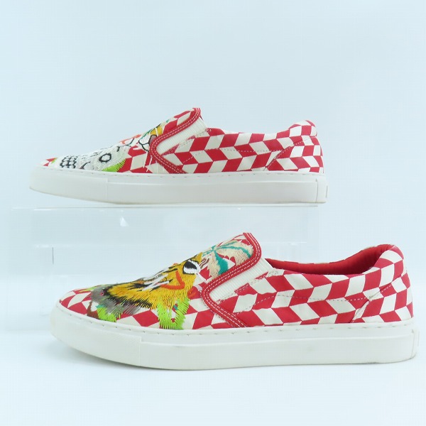 実際に弊社で買取させて頂いたdoublet/ダブレット スカル/ドラゴン刺繍 スリッポン/シューズ の画像 3枚目