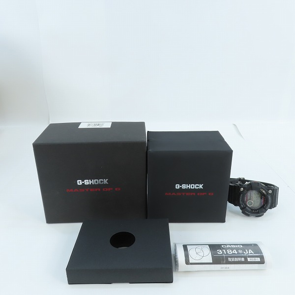 実際に弊社で買取させて頂いたG-SHOCK/Gショック FROGMAN/フロッグマン Master of G/マスターオブG ソーラー電波時計/ウォッチ GWF-1000-1JFの画像 7枚目