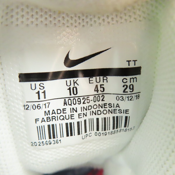 実際に弊社で買取させて頂いたNIKE×ATMOS/ナイキ×アトモス AIR MAX 95 "WE LOVE NIKE"/エアマックス95 スニーカー AQ0925-002/29の画像 5枚目