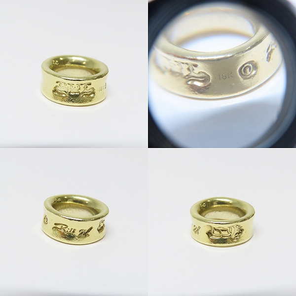 実際に弊社で買取させて頂いた【ワンオフ】BWL/ビルウォールレザー ラージボールチェーンネックレス w/18K ゴールドバスケット 18K ストッパー の画像 2枚目