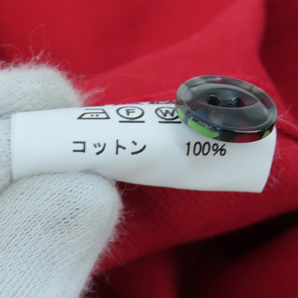 実際に弊社で買取させて頂いた【未使用】 SUGAR CANE/シュガーケーン F.ROMANCE 9.5oz HEAVY TWILL with MARBLE BUTTON/ワークシャツ レッド SC28753/XLの画像 3枚目