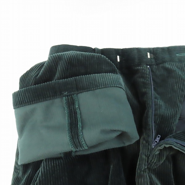 実際に弊社で買取させて頂いたWACKO MARIA/ワコマリア コーデュロイ パンツ ダークグリーン Lの画像 4枚目