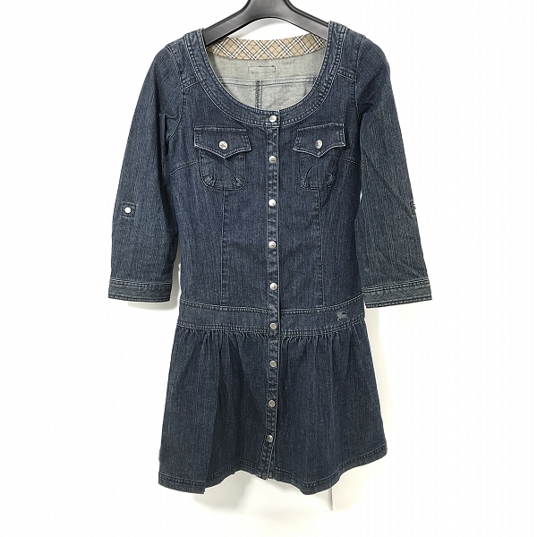 実際に弊社で買取させて頂いたBurberry London BLUE LABEL/バーバリーロンドン ブルーレーベル デニム ワンピース E1J10-141-29/36