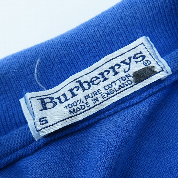 実際に弊社で買取させて頂いたBurberry's/バーバリーズ ロゴ刺繍ポロシャツ Sの画像 2枚目