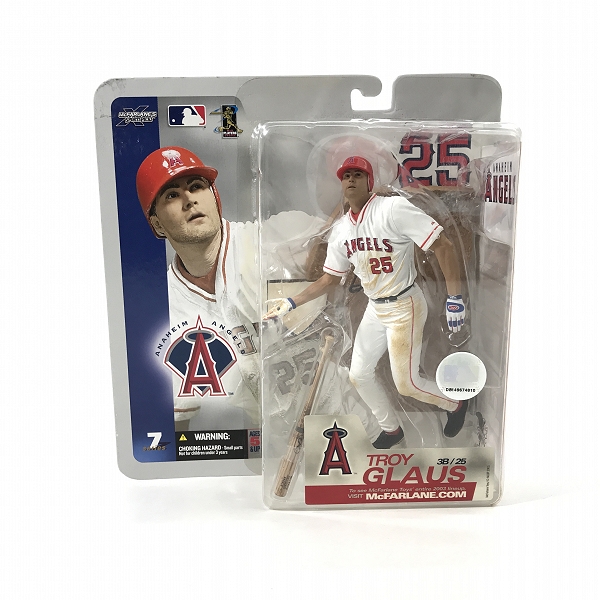 実際に弊社で買取させて頂いた【未開封】McFARLANE TOYS/マクファーレントイズ エンゼルス #25 TROY GLAUS フィギュア