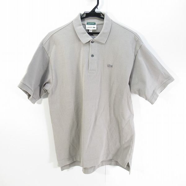 実際に弊社で買取させて頂いたLACOSTE/ラコステ JOURNAL STANDARD relume 別注 ヘビーピケポロシャツ グレー PH162MJ /5