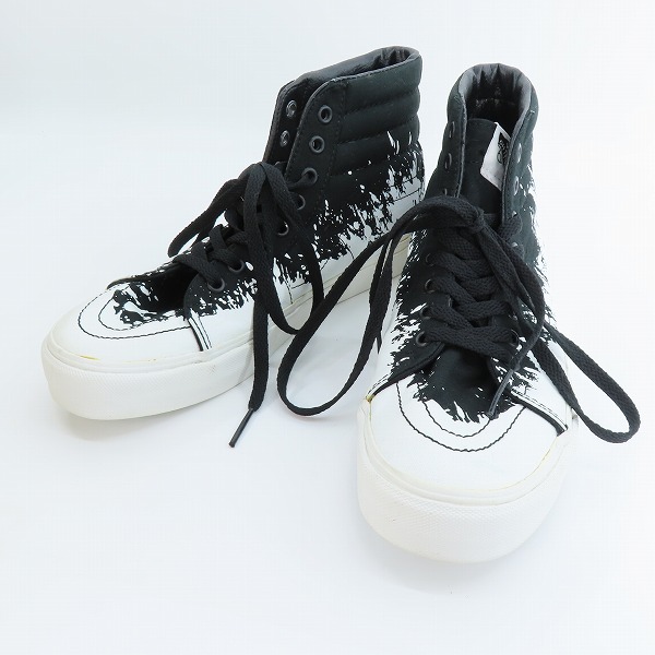 実際に弊社で買取させて頂いたVANS/バンズ SK8-HI/スケートハイ ペイントデザイン ハイカットスニーカー TB4R/8.5
