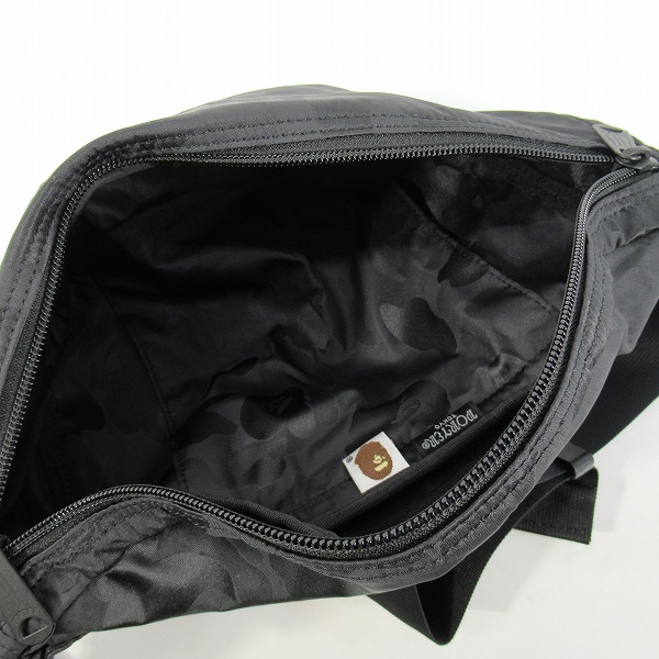 実際に弊社で買取させて頂いたPORTER×A BATHING APE/ポーター×アベイシングエイプ CAMO WAIST POUCH ウエストポーチ/バッグの画像 5枚目