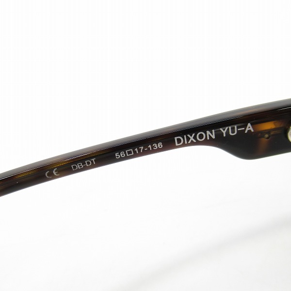 実際に弊社で買取させて頂いたCHROME HEARTS/クロムハーツ DIXON YU-A メガネフレーム アイウェア DB-DTの画像 4枚目