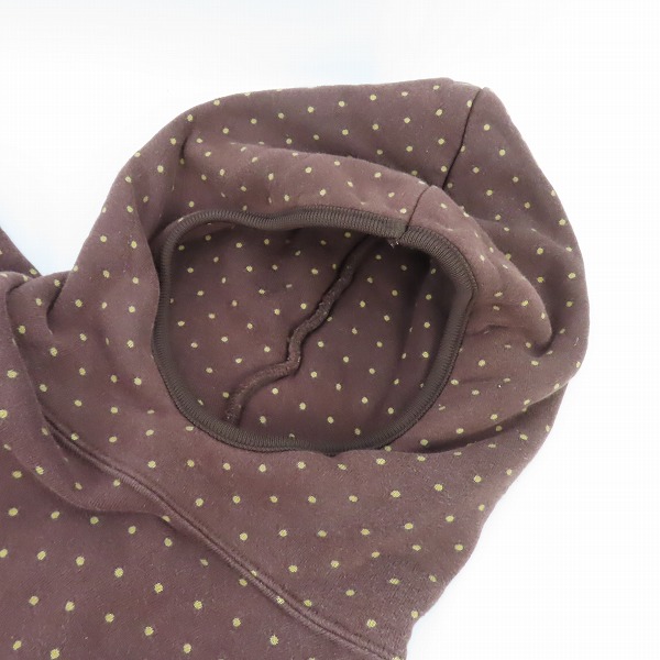 実際に弊社で買取させて頂いたGOODENOUGH/グッドイナフ 水玉総柄 プルオーバー スエットパーカー/Mの画像 6枚目