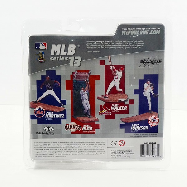 実際に弊社で買取させて頂いた【未開封】McFARLANE TOYS/マクファーレントイズ ニューヨーク・ヤンキース #41 RANDY JOHNSON ランディ・ジョンソンの画像 1枚目