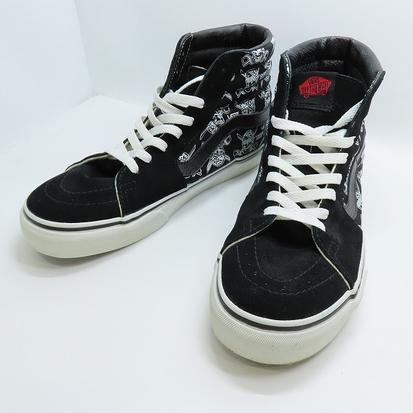 実際に弊社で買取させて頂いた【観賞用】VANS/バンズ SK8-HI/スケートハイ パイレーツスカル ハイカットスニーカー T375/8.5