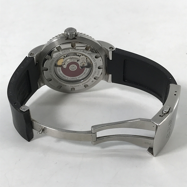 実際に弊社で買取させて頂いたORIS/オリス  Divers/ダイバーズ デイト 自動巻き 7533Pの画像 3枚目