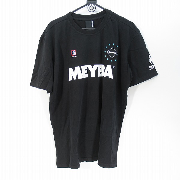 実際に弊社で買取させて頂いたF.C.Real Bristo/レアルブリストル F.C.R.B.  BLACK_MEYBA×FCRB TEE 半袖Tシャツ MF1S21AW/L