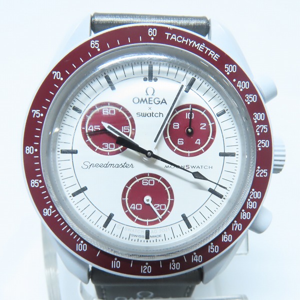 実際に弊社で買取させて頂いたOMEGA×Swatch/オメガ×スウォッチ ムーンウォッチ ミッション トゥ プルート クロノグラフ クオーツ SO33M101