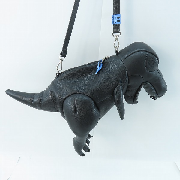 実際に弊社で買取させて頂いたMaison MIHARA YASUHIRO/メゾンミハラヤスヒロ T LEX BAG ティーレックス レザー ショルダーバッグ A11BG704の画像 1枚目