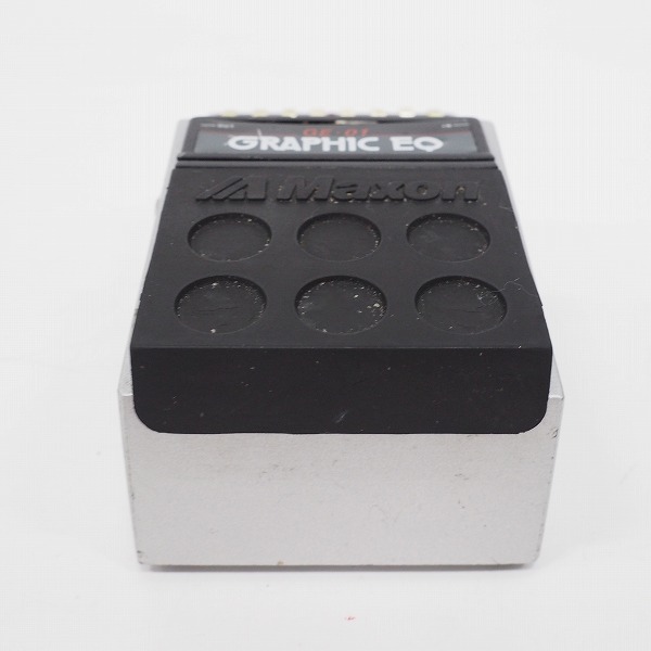 実際に弊社で買取させて頂いたMAXON/マクソン GE-01 GRAPHIC EQ グラフィックイコライザー エフェクター【動作確認済）の画像 2枚目