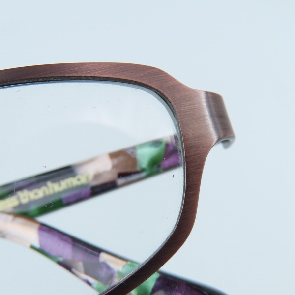 実際に弊社で買取させて頂いたLess than human/レスザンヒューマン Panchira-10 メガネフレーム アイウェア 　の画像 7枚目