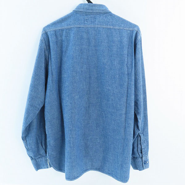 実際に弊社で買取させて頂いた(1)BUZZ RICKSON'S/バズリクソンズ シャンブレーワークシャツ BR25995/16-16.5の画像 1枚目