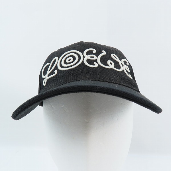 実際に弊社で買取させて頂いたLOEWE/ロエベ ロゴ エンブロイダリー ベースボールキャップ K664P99X07の画像 1枚目