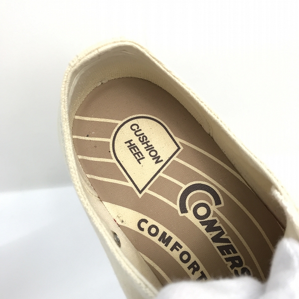 実際に弊社で買取させて頂いたCONVERSE ADDICT/コンバース アディクト CHUCK TAYLOR CANVAS OX/チャックテイラー ビブラムソール スニーカー 1SD398/28の画像 4枚目