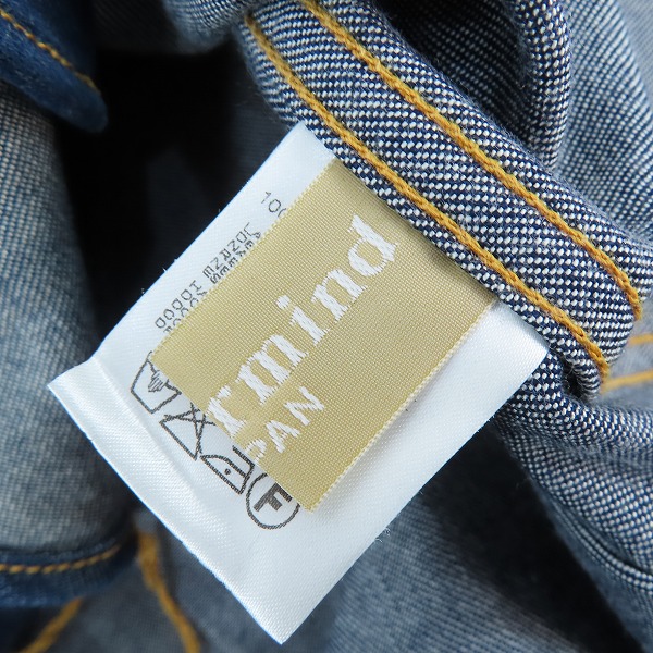 実際に弊社で買取させて頂いたmastermind JAPAN/マスターマインドジャパン バックスカル刺繍/スカルボタン デニムウェスタンシャツ MD2-SH01/Mの画像 3枚目