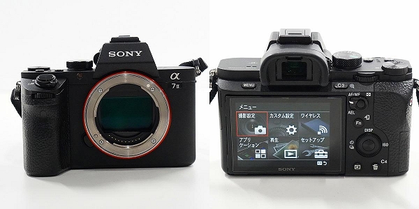 実際に弊社で買取させて頂いたSONY/ソニー ILCE-7M2 α7 II アルファ7 II ミラーレス一眼 デジタルカメラ ボディ 動作確認済みの画像 1枚目