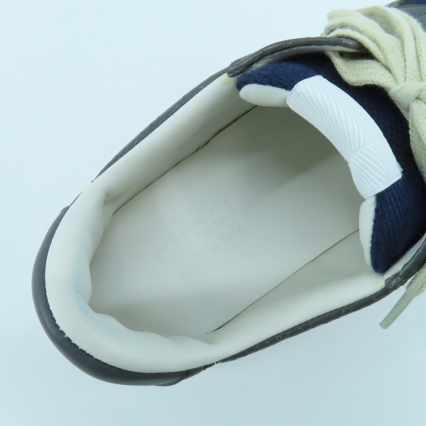 実際に弊社で買取させて頂いたGUCCI/グッチ ロゴ ローカットスニーカー 726543/7の画像 4枚目