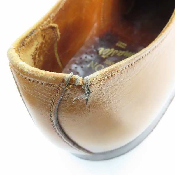 実際に弊社で買取させて頂いた【難有り】GRENSON/グレンソン ストレートチップ  レザーシューズ 6019 /6Eの画像 9枚目