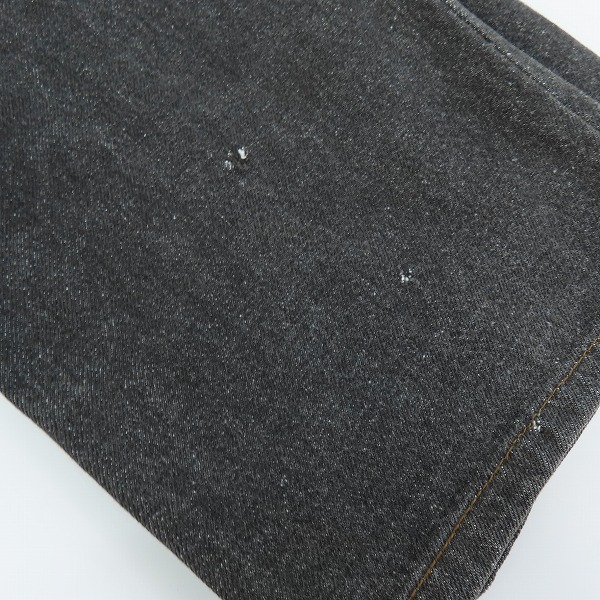 実際に弊社で買取させて頂いたLEVIS/リーバイス 501 USA製 刻印520 ブラック デニム パンツ/ジーンズ/W34の画像 8枚目