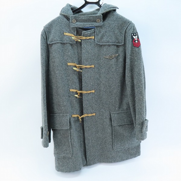 実際に弊社で買取させて頂いたHYSTERIC GLAMOUR/ヒステリックグラマー ウール混 ダッフルコート 2AC-8030 /F