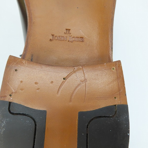 実際に弊社で買取させて頂いたJOHN LOBB/ジョンロブ BRAMPTON  レザーシューズ 10.5の画像 7枚目